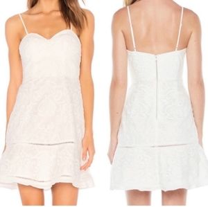 NWT BARDOT X REVOLVE Lotus Lace Mini Dress - XS